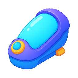 cryo-chamber stylized as shiny