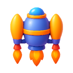 jetpack stylized as shiny