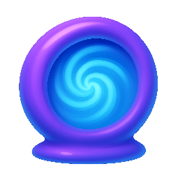 portal stylized as shiny