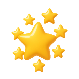 star-cluster stylized as shiny