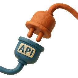 api-plug stylized as claymation
