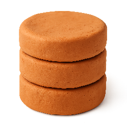 database-cylinder stylized as claymation