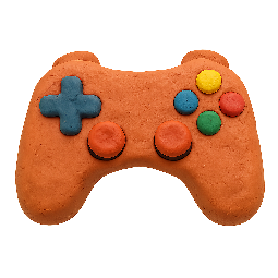 game-controller stylized as claymation