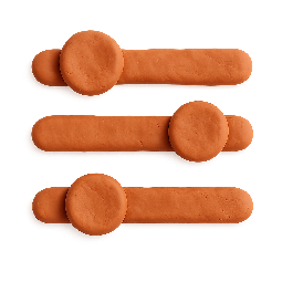 settings-sliders stylized as claymation