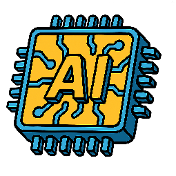 ai-chip stylized as comic