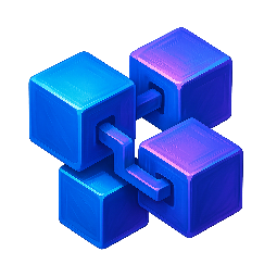 blockchain-cube stylized as digital