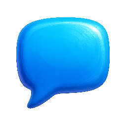 chat-bubble stylized as digital