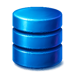 database-cylinder stylized as digital