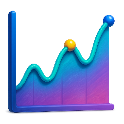 graph stylized as digital