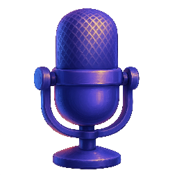 microphone-icon-studio stylized as digital