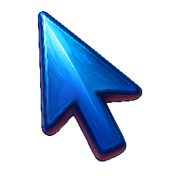 mouse-pointer stylized as digital