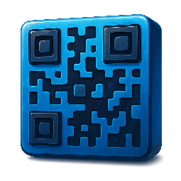 qr-code-block stylized as digital