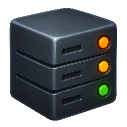 server-icon-simple stylized as digital