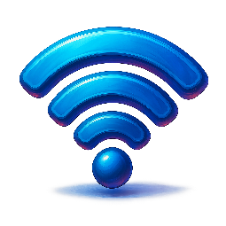 wifi-symbol stylized as digital