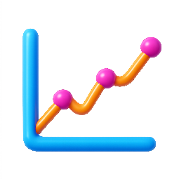 graph stylized as shiny
