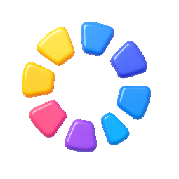 loading-spinner stylized as shiny