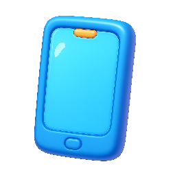 smartphone-outline stylized as shiny