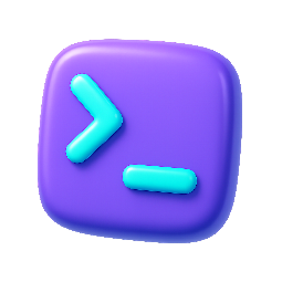 terminal-icon stylized as shiny