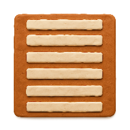 crosswalk-lines stylized as claymation