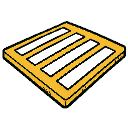 crosswalk-lines stylized as comic