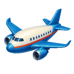 airplane stylized as digital