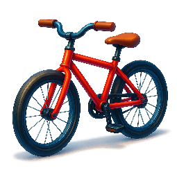 bicycle stylized as digital