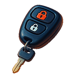car-key stylized as digital