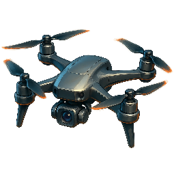 drone stylized as digital
