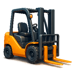 forklift stylized as digital