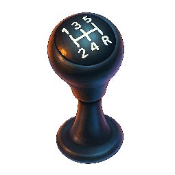 gear-stick stylized as digital