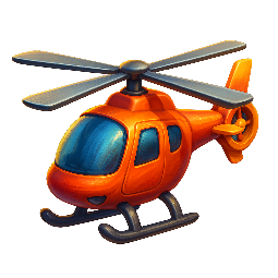 helicopter stylized as digital