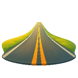 highway-stretch stylized as digital