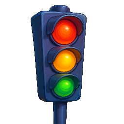 traffic-light stylized as digital