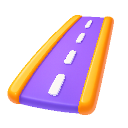 highway-stretch stylized as shiny