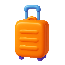 luggage-bag stylized as shiny