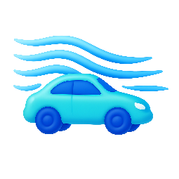 wind-tunnel-effect stylized as shiny